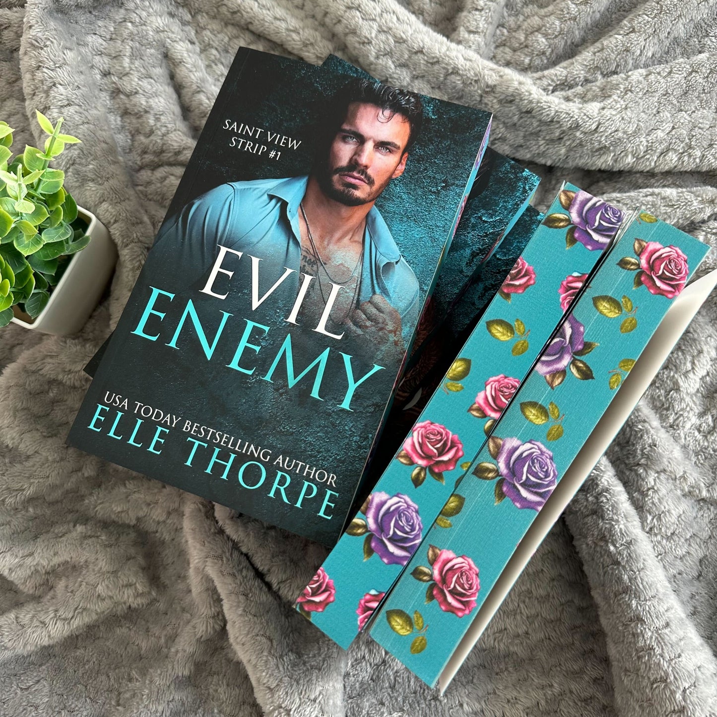 Evil Enemy — Foil Signed Paperback with Sprayed Edges