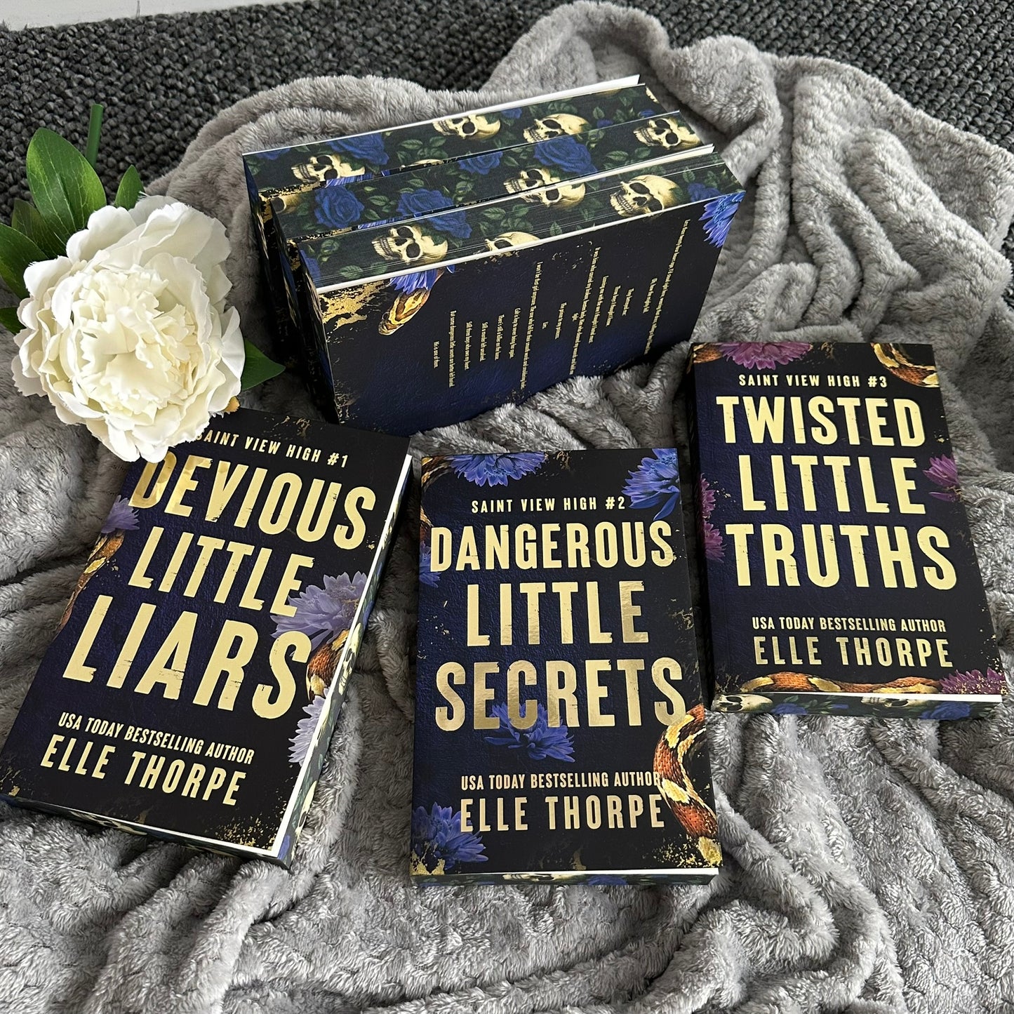 Saint View High — Discreet Special Edition Gold Foil Paperbacks with Sprayed Edges