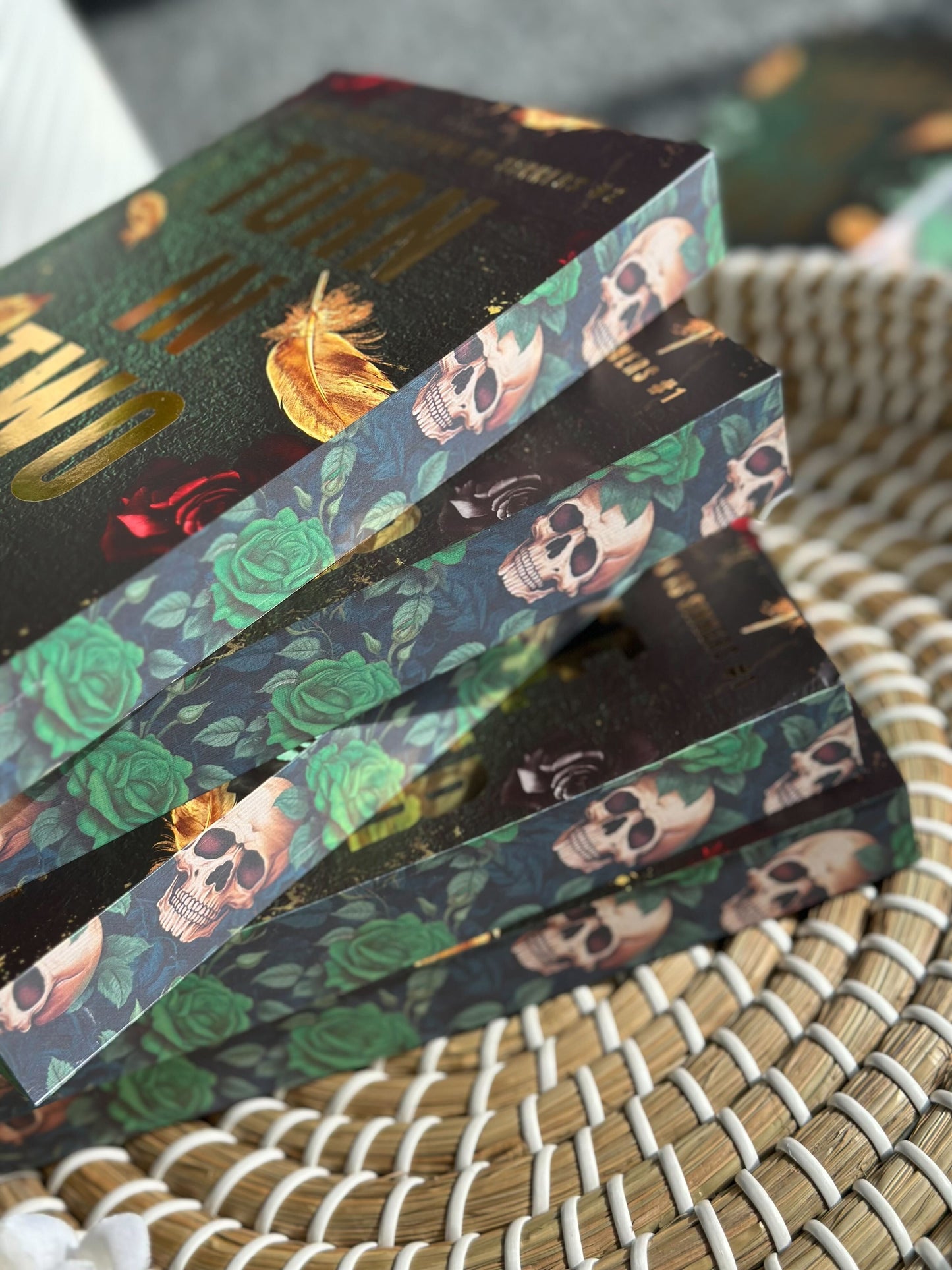 Three To Fall — Foil Signed Discreet with Sprayed Edges