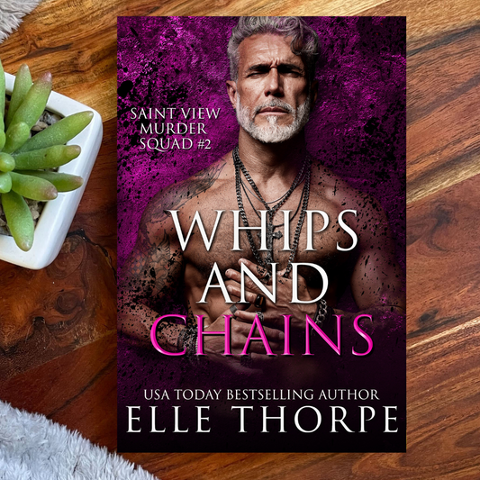 Whips and Chains — Foil Signed Paperback with Sprayed Edges