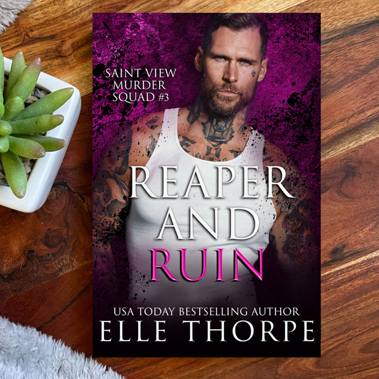 Reaper and Ruin— Foil Signed Paperback with Sprayed Edges