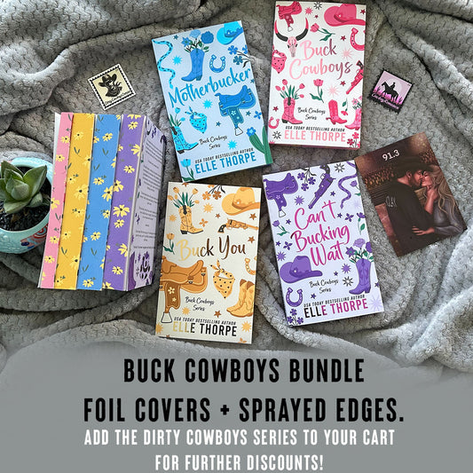 Buck Cowboys -Illustrated Bundle with Foiled Covers and Sprayed Edges