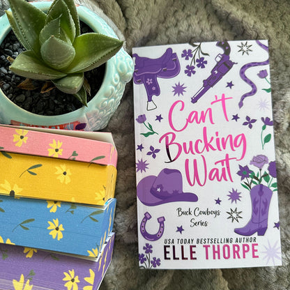 Can't Bucking Wait — Foil Cover and Sprayed Edges Signed Paperback