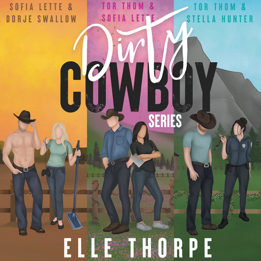 Dirty Cowboy 3 book AUDIO series bundle