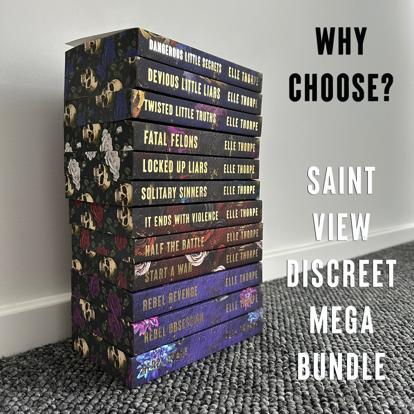 Why Choose? Saint View Mega Bundle - Discreet Cover with Sprayed Edges
