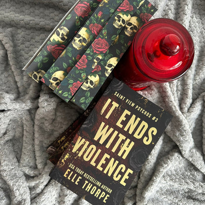 It Ends With Violence — Foil Signed Discreet with Sprayed Edges
