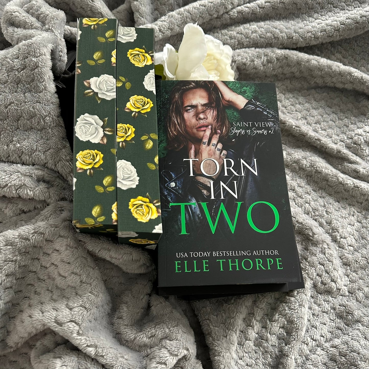 Torn In Two — Foil Signed Paperback with Sprayed Edges