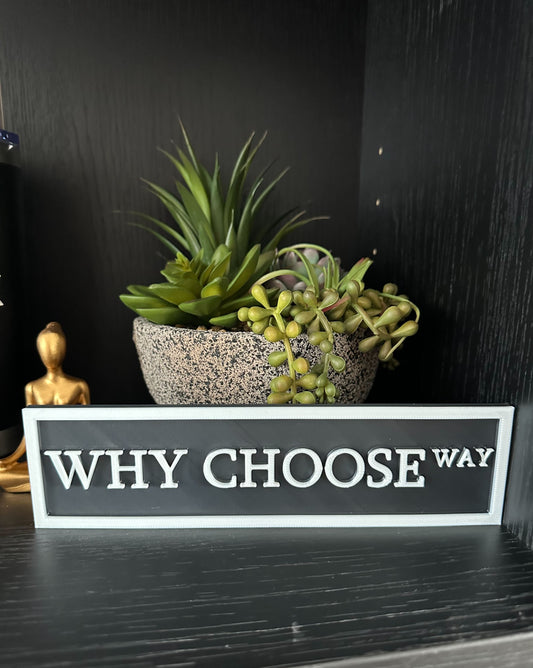 Why Choose Way Bookshelf Street Sign