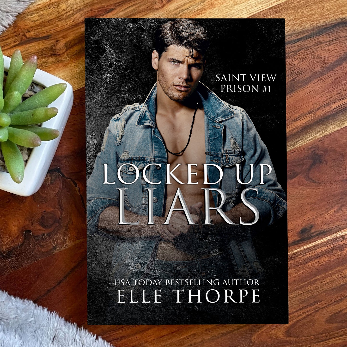 Locked Up Liars — Foil Signed Paperback with Sprayed Edges