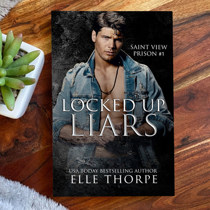 Locked Up Liars — Foil Signed Paperback with Sprayed Edges