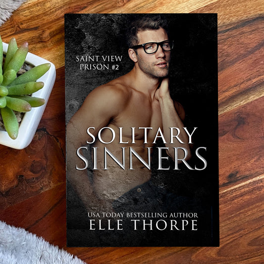 Solitary Sinners — Foil Signed Paperback with Sprayed Edges