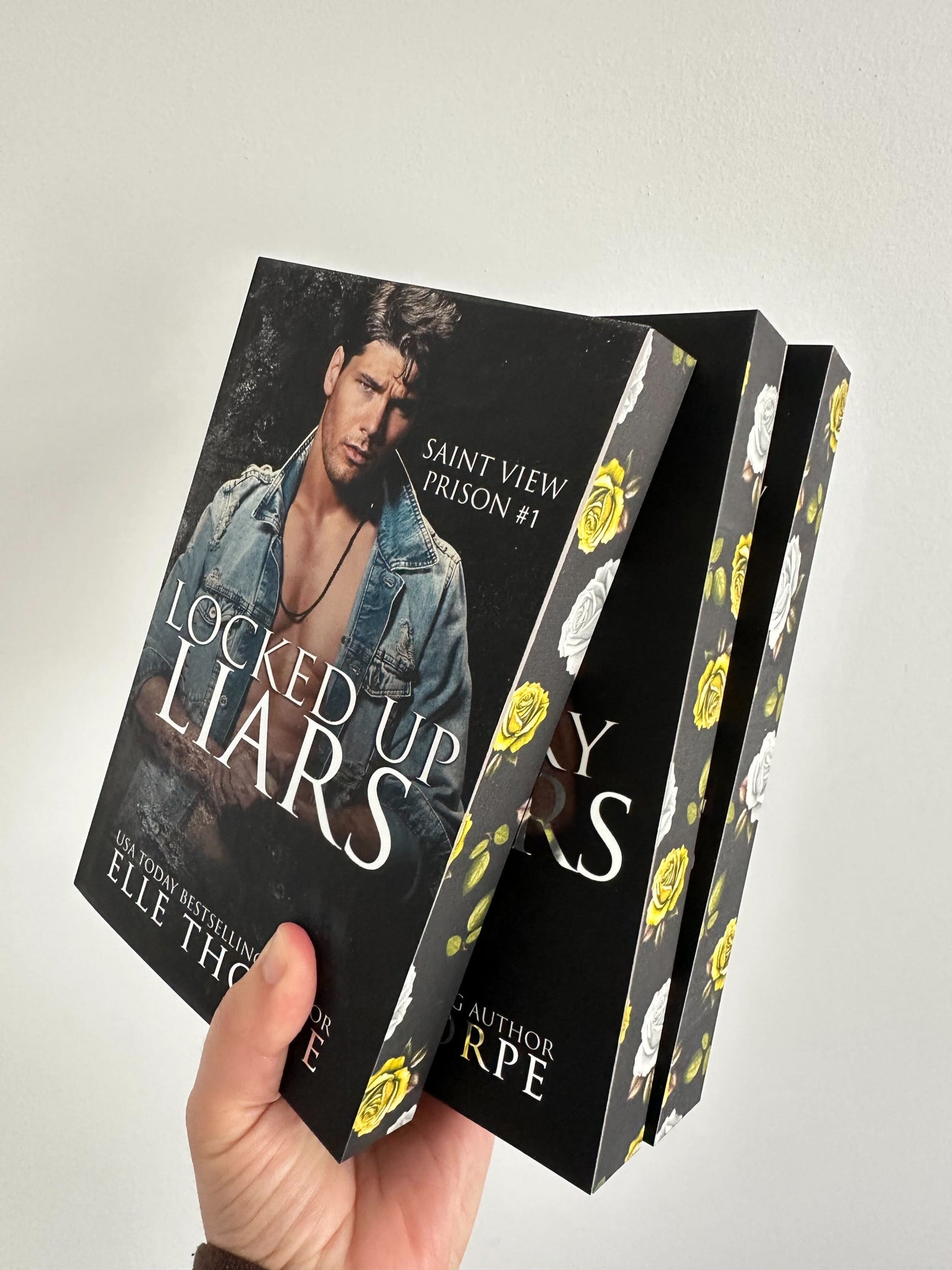 Locked Up Liars — Foil Signed Paperback with Sprayed Edges