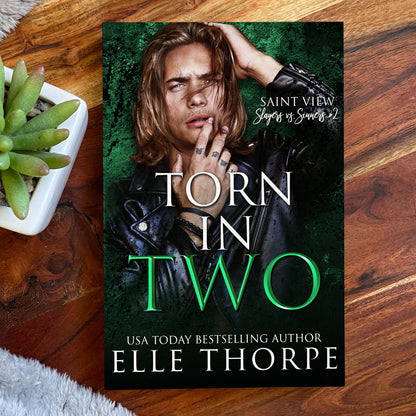 Torn In Two — Foil Signed Paperback with Sprayed Edges