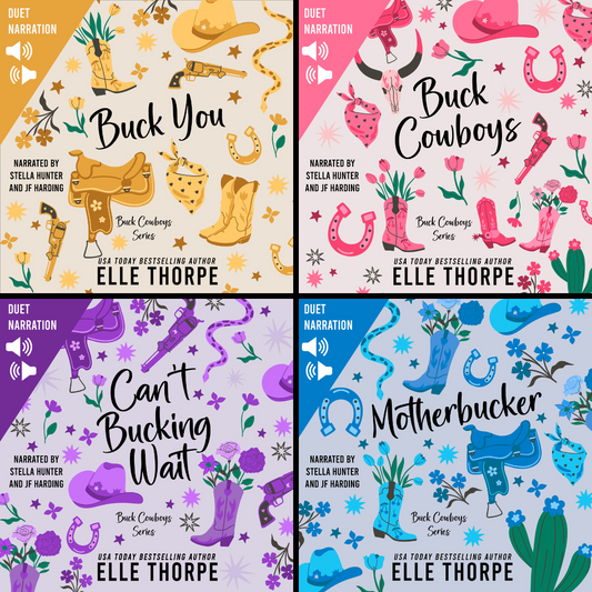 Buck Cowboys four book AUDIO series bundle
