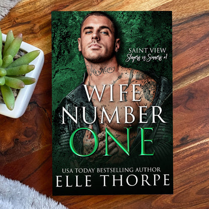 Wife Number One — Foil Signed Paperback with Sprayed Edges