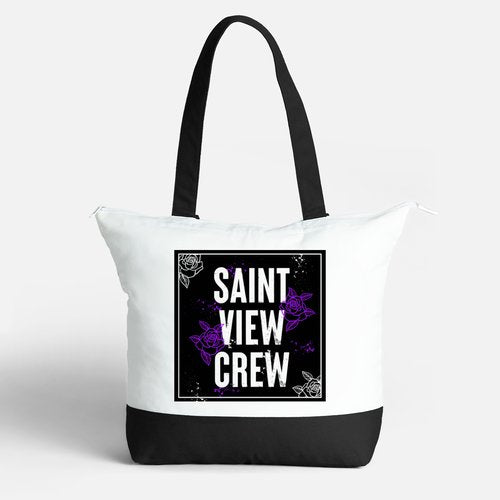 Saint View Tote Bags with Zipper - Saint View Crew