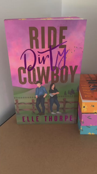 Ride Dirty Cowboy — Foil Cover and Sprayed Edges Signed Paperback